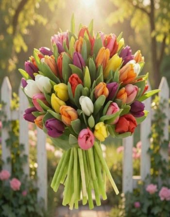 Tulips Mix 50 Pcs