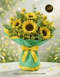 Girasole with mimosa