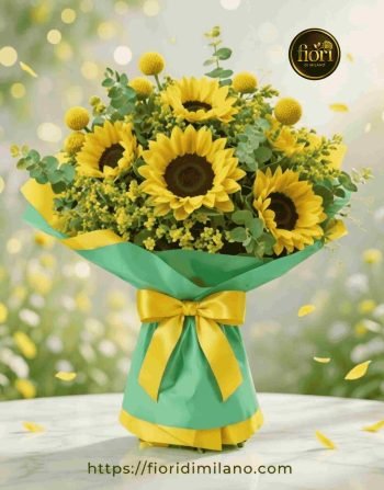 Girasole with mimosa