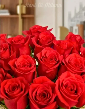 15 Rose rosse gambo medio (normale) (1)