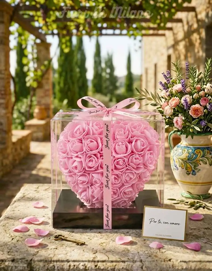 Artificial Rose Love shape (2) Artificial Rose Love shape