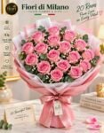 Bouquet di Rose Rosa con Peluche e Cioccolatini