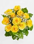MAZZO DI 15 ROSE GIALLE