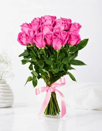 Mazzo di 13 rose rosa (1)