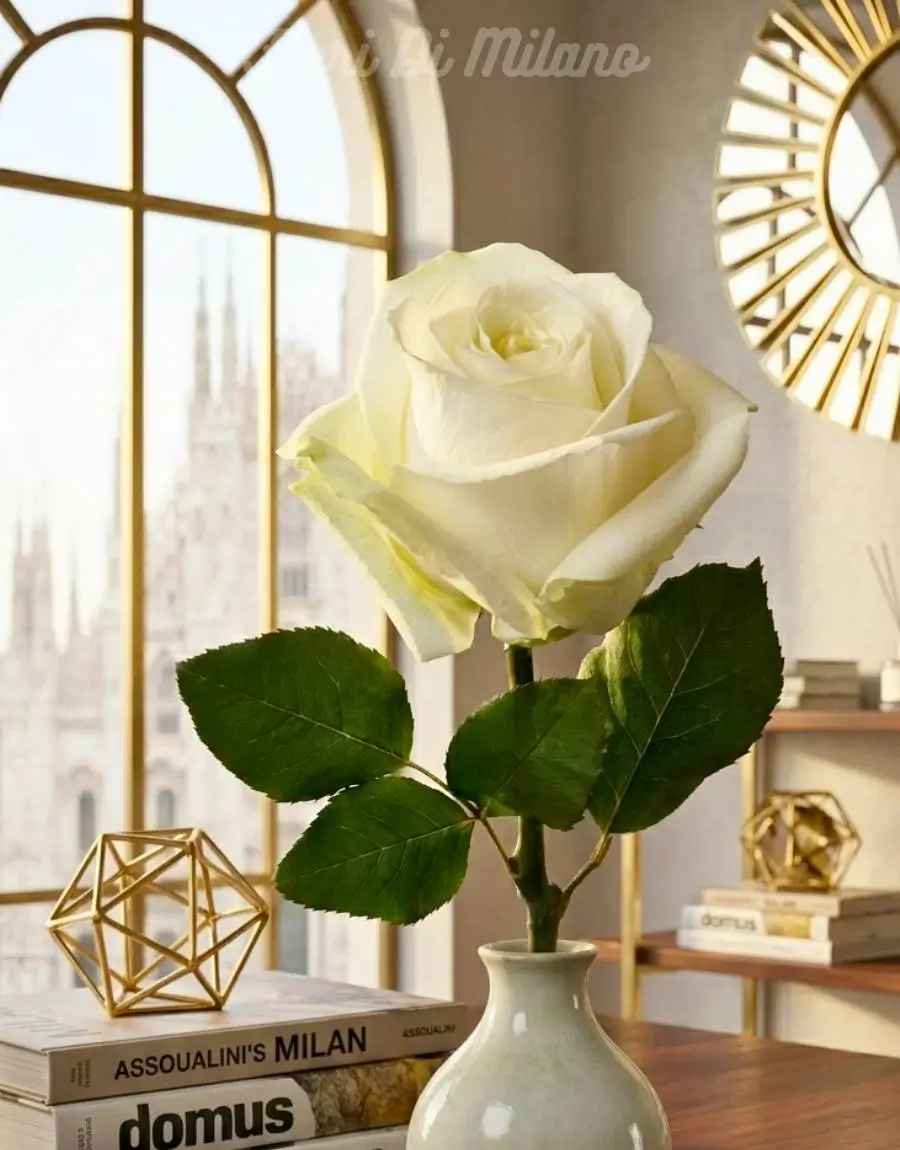 Rosa bianca singola (1) Rosa bianca singola (1)
