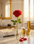 Rosa rossa singola (2)
