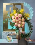 Rose Con Mimosa (1)