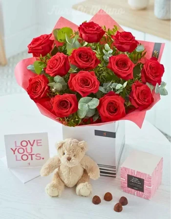 Rose with Teddy