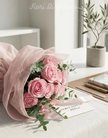 Sweet Pink Rose Bouquet (2)
