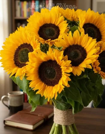 Bouquet di 10 girasoli (1)