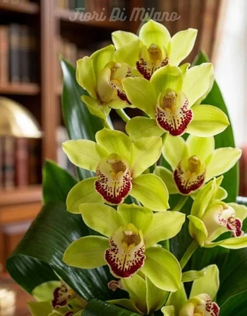 Bouquet of cymbidium orchids (1)