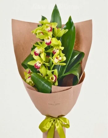 Bouquet of cymbidium orchids