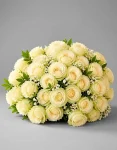 Bouquet 50 Rose Bianche Premium
