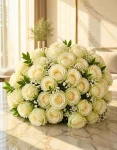 Bouquet 50 Rose Bianche Premium