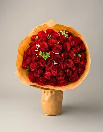 Bouquet 50 Rose Rosse Premium (2)