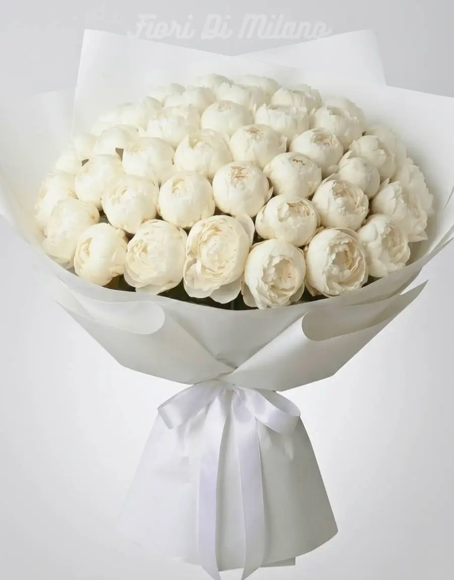 Maxi Bouquet Peone Bianche (2) Maxi Bouquet Peone Bianche