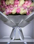 Mixi Bouquet Rose Bianche Peonie Rosa (1)