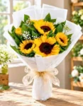 Bouquet di Girasoli Freschi – Raggio di Sole (1)